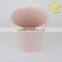 cylinder ceramic cup shaped flower pot painting designs