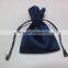 low price plain satin jewelry bag with drawstring