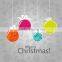 Customized Christmas stickers removable static window sticker