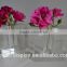 elegant square clear customized shenzhen factory cheap acrylic flower vases/acrylic vase for home decoration