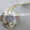 led lamp holder gx53 gu10 mr16 holder round shape silver plating fixture holder easy to install high quality 3 years warranty