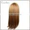 High temperature resistant Synthetic lace front wig orange blond color synthetic wig at wholesale price best selling wig