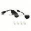 mini poe splitter Support 10/100Mbps data transmission 100m for cctv camera YJS-POE100M