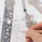 factory personalized special design metal bookmarks with ruler function