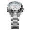 Good quality noble business metal men Sparkling silver wrist Watches mens watches