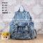 vintage canvas leather backpack