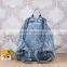 vintage canvas leather backpack