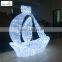 Fancy boats home decoration nice design holiday time christmas decorations with high quality led boat light