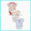 Newborn gifts 3pack 100% cotton cute design baby girl body suit