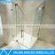 Frameless 2 sided shower enclosure