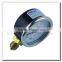 High quality 2.5 inch black steel case brass internal CNG gauge for pressure