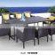 High Quality Skid Resistant Fashionable Recyclable Garden Wicker Furniture Table and Chairs