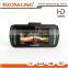 GPS WIFI dual camera full HD detached car DVR motion detection wide angle 140 car camera