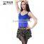 Wuchieal Hot Sale High Quality Cotton Hot Girl Belly Dance Bra Top