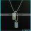 NEW Army Dog Tag 925 Sterling Silver Charm Pendant Necklace 24"