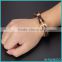 Wholesale Fashion Mens Braided Leather Anchor Bracelet With Stainless Steel Anchor