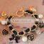 New Fashion Lovely Cute Beautiful Leopard Bracelet Vintage Womens pearl Bracelets
