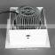 Downlighting led 20w cob recessed led grille light