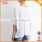 Latest Desgin Fashion Fitted Short Tops Young Women Garment Printed Thirts