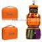 Travel hanging cosmetic bag with hook