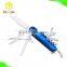 13 in 1 Blue Handle Stainless Steel Knives With Keychain