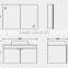hanging wall corner vanity cabinet for bathroom