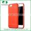 New soft TPU material with brushed pattern finish transparent anti-friction for iphone 6 plus case 2016