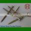 22 Asingle/double countersunk head white coated chipboard screw