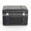 high quality PU leather gift box all black luxury box for watch