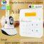 High Protection 868Mhz Remote two-way intercom tcp/ip alarm system with yellow LCD display