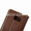 for Galaxy Note 5 Genuine Leather Case, Leather Case Pouch with Foldable Stand for Samsung Galaxy Note 5