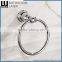 Customized Modern Kitchen Zinc Alloy Chrome Finishing Bathroom Sanitary Items Wall Mounted Towel Ring