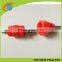 stainless steel red nipple drinkers for chickens quail nipple drinker