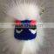 Factory Cute Style High Quality Real Fox Fur Monster Doll Keychain Charm for bag