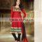 Indian Designer cotton salwar kameez in beautiful print with matching salwar and cotton dupatta