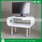 White TV Stand, Bentwood TV Stand, Solid Wood TV Stand