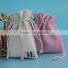 Manufacture custom made faux leather tobacco pouch drawstring