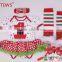 wholesale 2016 Boutique Christmas Santa Baby Clothes Little Girl Cloth Infant Skirt Outfit Holiday Newborn Romper Sets
