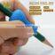 Wholesale kids silicone pencil gripper rubber pencil grip types soft touch Aid children writing