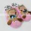 Lady Animal Winter Warm Soft Bedroom Slippers