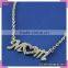 Hot sale imitate silver heart necklaces fashion chinese, high quality beautiful girl necklace