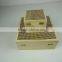 Mutual affinity wooden jewelry box handmade