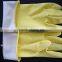 Rubber latex hand dish washing gloves