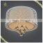 Beautiful Flower Printed Fabric Shade Ceiling Lamp Crystal Accessories for Home Decorative