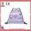 Brand new 2016 escolar backpack 3D printing travel softback man women mochila feminina drawstring bag backpack pizza