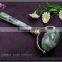 handy mini green jade stone jade face/facial massage roller eye anti-wrinkle massager