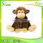 100% Cotton Stuffed Plush Brown Monkey funny plush toys for children