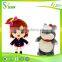 2017 years The mascot Beauty chick shape plush stuffed toy with cap