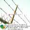 Security Anti-climb Pvc coated galvanized wire chain link fence with barbed wire for enterprise