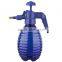 A variety of colors and various shapes of manual household spray